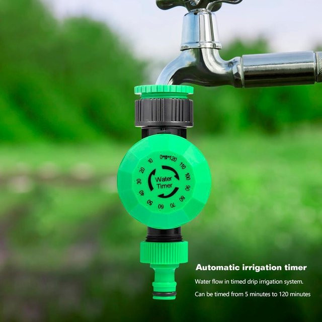 APWIKOGER Automatischer Bewässerungstimer in Grün für Haus und Garten - Bild 1