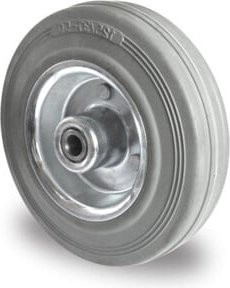 CASCOO Rad Serie SWR2 mit Rollenlager, Durchmesser: 80 mm, Farben: Blau/Grau, Material: Stahl - Bild 1