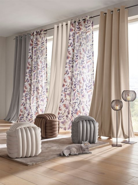Dekoschale Heine Home in Weiß aus Samt-Polyester - Bild 1