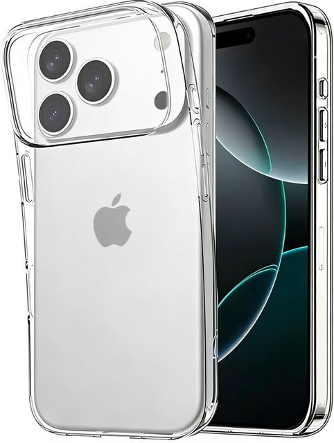 VRNOEI Ultra Clear Soft Case Transparente Handyhülle für iPhone 11 bis iPhone 17 Pro Max und iPhone 17 Air 16 Plus - Bild 1