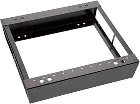 Hager MES-RS70402 Reihensockel seitlich offen in Tiefschwarz, B/T/H: 70 x 20 x 40 cm - Bild 1