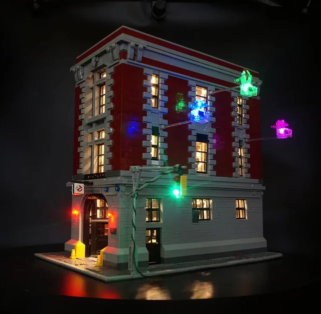 EASYLITE LED Licht Set für 75827 Ghostbusters Feuerwache Hauptsitz Blöcke Ziegel Beleuchtung Kit - Bild 1