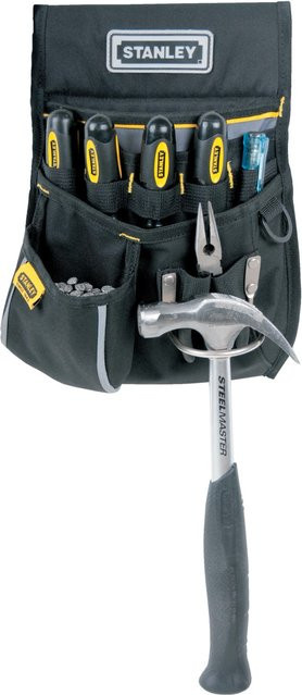 Stanley Werkzeug-Gürteltasche aus Nylon in Schwarz, H: 33,0 cm, B: 23,5 cm, T: 4,0 cm - Bild 2