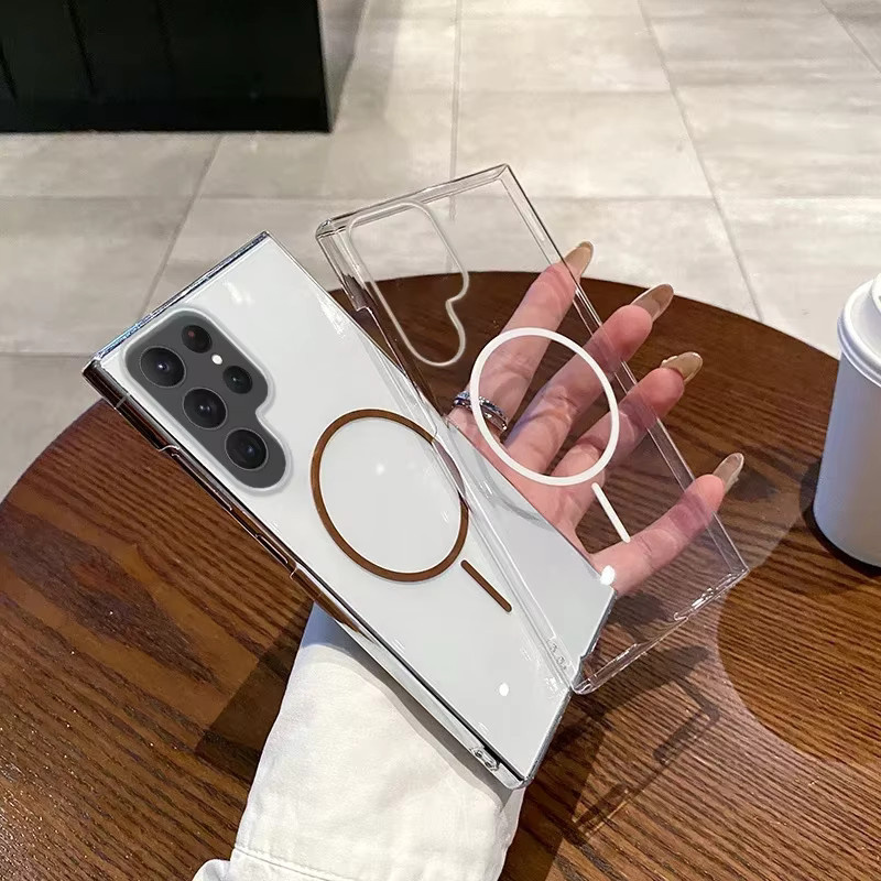 Transparente MagSafe Magnetische Schutzhülle aus Acryl für Samsung Galaxy S25, S24 FE, S24 Plus und S24 Ultra - Bild 2