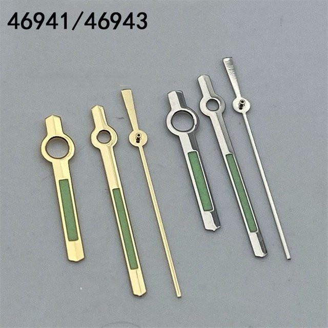 Laoshuangshi Uhrenzeiger Set, Silber, Gold, Unisex - Bild 1