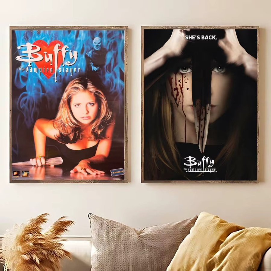 Vintage Film B-Buffy Poster von Rastar als Wandkunst aus Papier in Mehrfarben - Bild 3