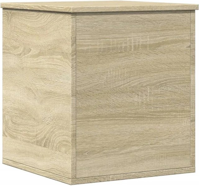vidaXL Truhe Sonoma-Eiche aus Holzwerkstoff mit Soft-Close-Deckel, B/T/H: 40 x 42 x 46 cm - Bild 1