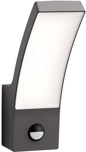 Philips Splay LED-Außenwandleuchte mit Bewegungsmelder in Anthrazit, 3,8 W, 2700 K Warmweiß - Bild 1