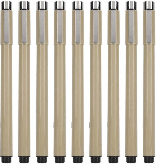 GoolRC Fineliner Stifte Set wasserdicht und ungiftig in Grau, Schwarz und Beige - Bild 1