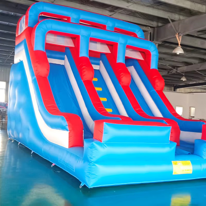 DINGYURUI Aufblasbares Trampolin, Sportspiel, PVC-Rutsche, Bunt / Mehrfarbig - Bild 2
