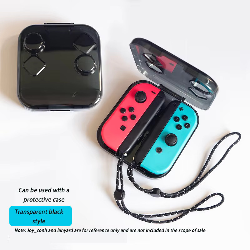 WLYX Schutzhülle für Nintendo Switch Joy-Con Links und Rechts, transparent, passend für Switch OLED - Bild 2