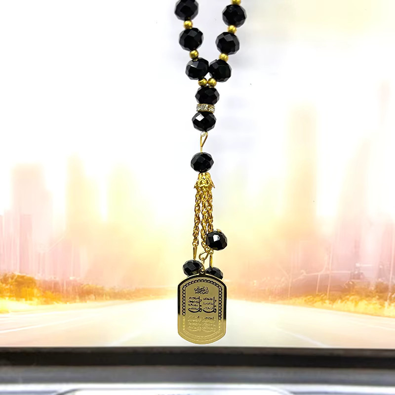 JYTF Auto-Anhänger Edelstahl, Gold, Unisex - Bild 2