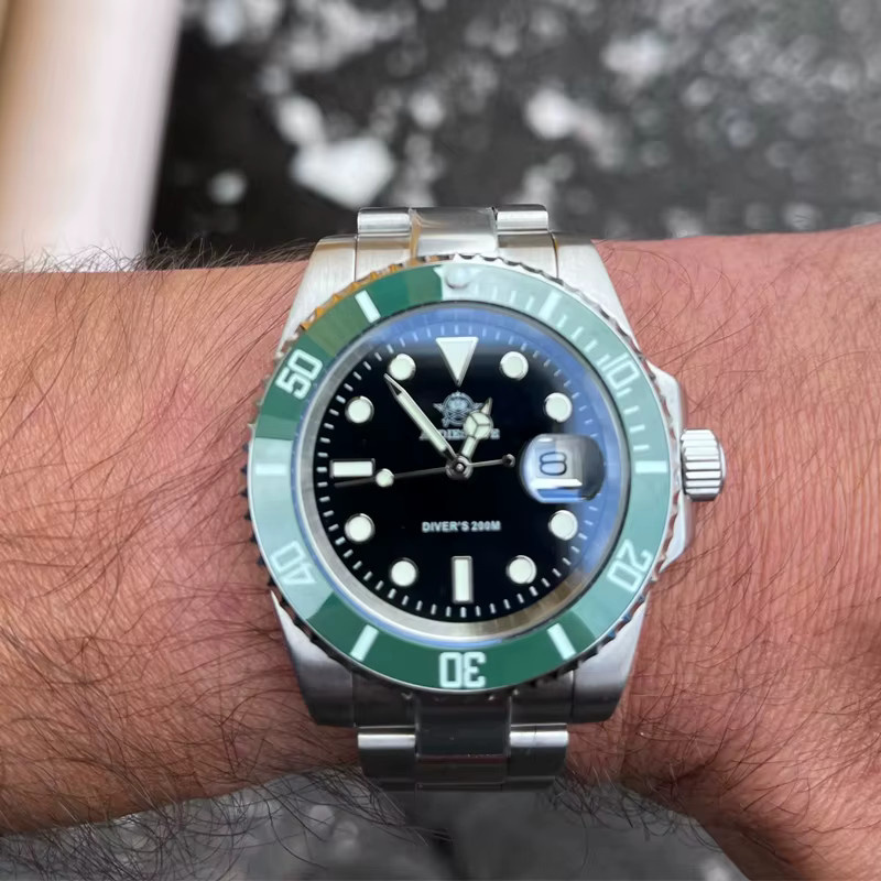 ADDIESDIVE Armbanduhr, Quarz, Edelstahl, Kautschuk, 20 ATM, Herren - Bild 2