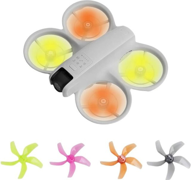 DJI Neo Ersatzpropeller Set mit 5 Blättern in Multicolor, geräuscharme Quick Release Propeller für deine Drohne, 2 oder 4 Stück - Bild 1