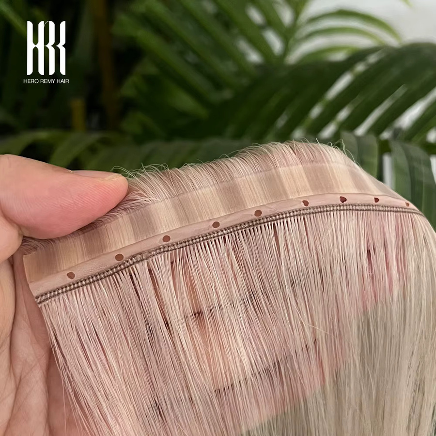 HERO REMY HAIR Schmetterlings-Haarverlängerungen, Echthaar, 100 g - Bild 2