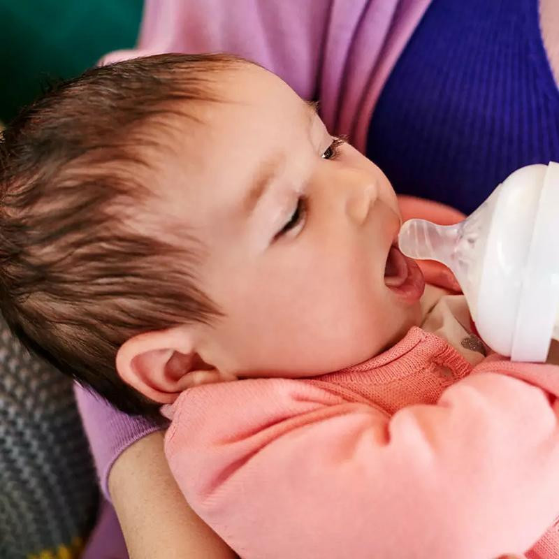Philips Avent Babyflaschensauger aus Silikon, Weites Kaliber, Transparent, 2 Stück - Bild 3