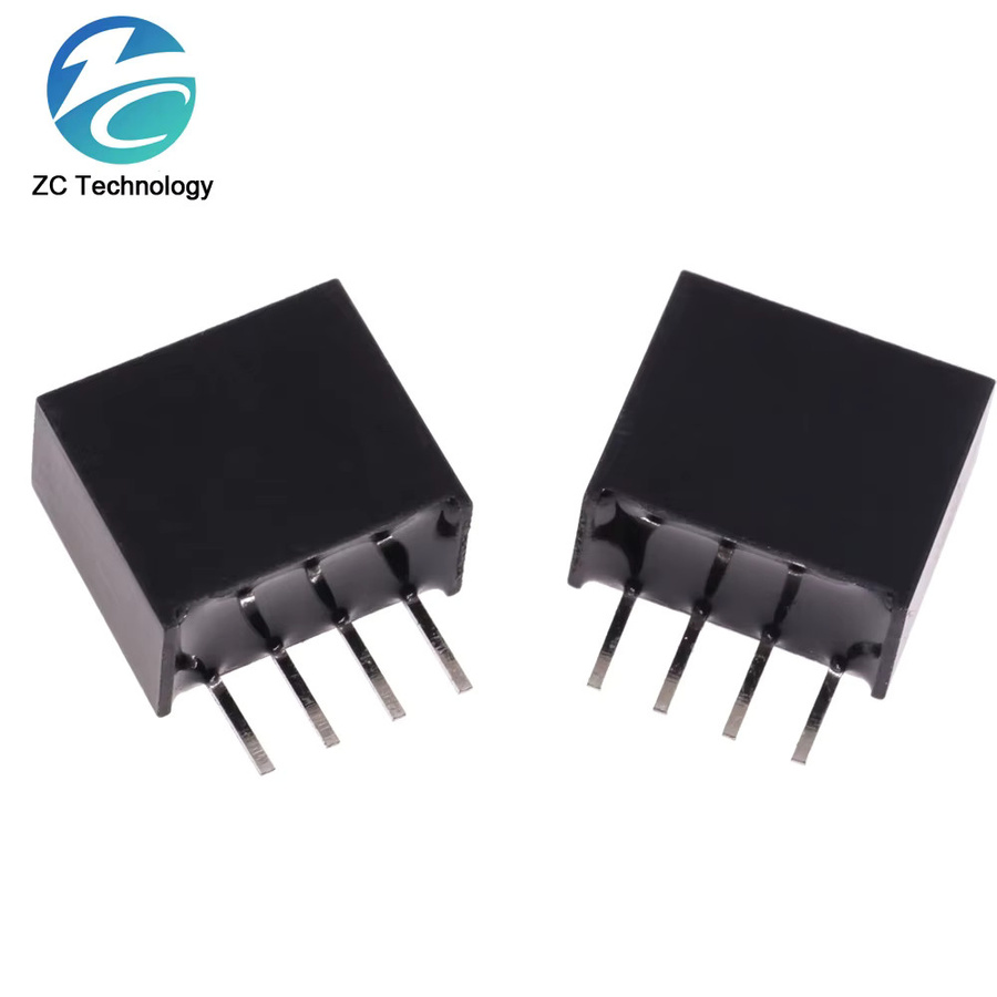 B0505S-1W DC-DC Wandler 5V zu 5V Leistungsmodul mit 1000VDC Isolation in Schwarz - Bild 2