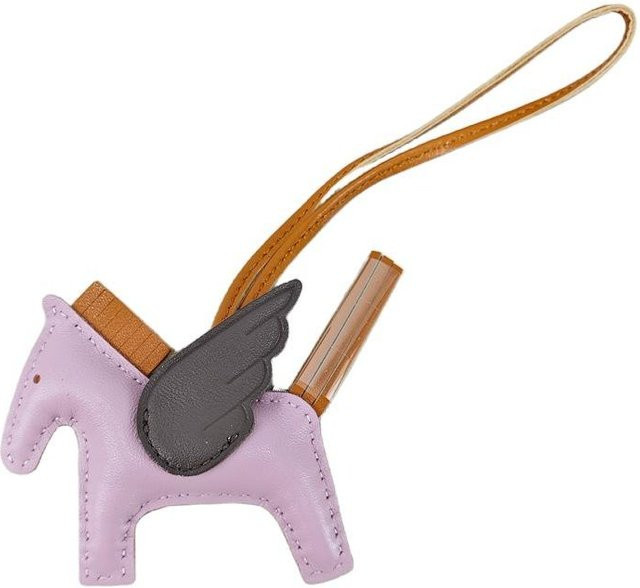 JMG Bags Leder Pegasus Anhänger, Kleine Pferdeflügel, Gray, Unisex - Bild 1