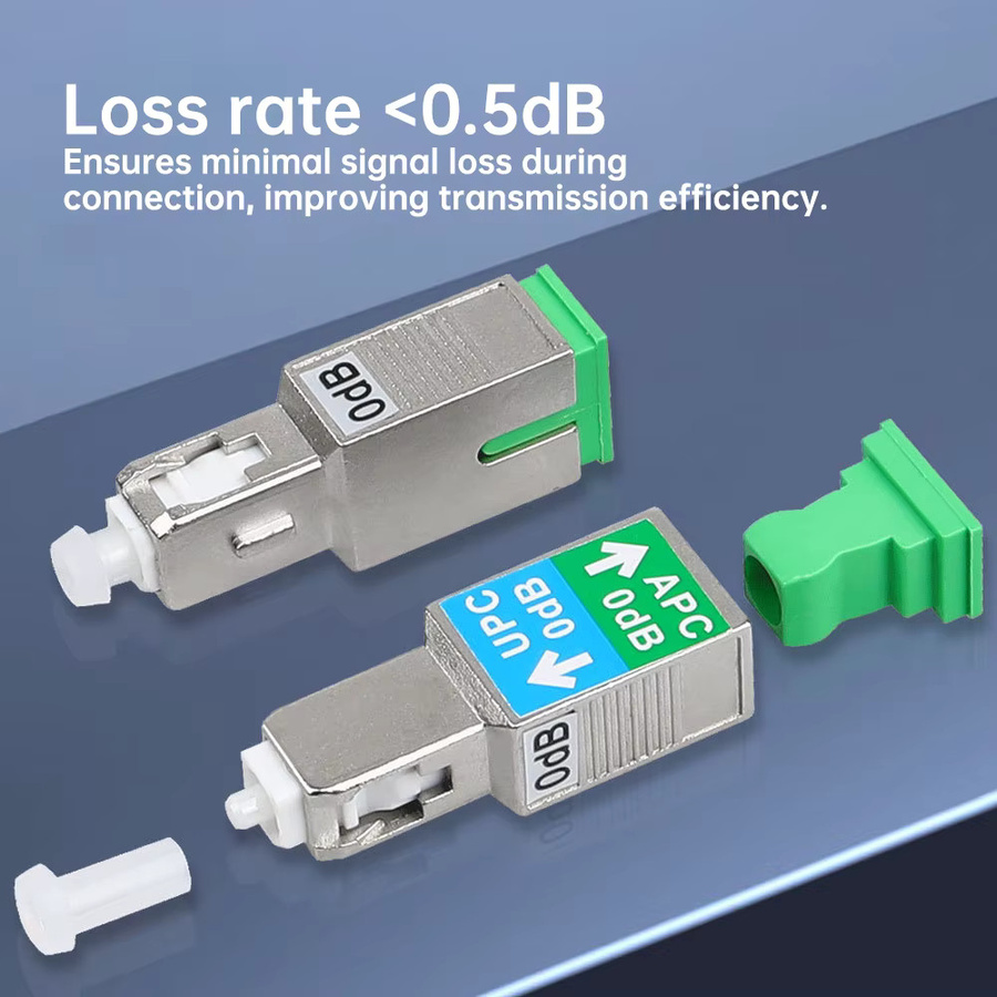 Natalink Glasfaseradapter SC/UPC-Stecker auf SC/APC-Buchse für Singlemode-Glasfaserkoppler-Anschluss mit OPM/OLS/OTDR/VFL-Kompatibilität - Bild 2