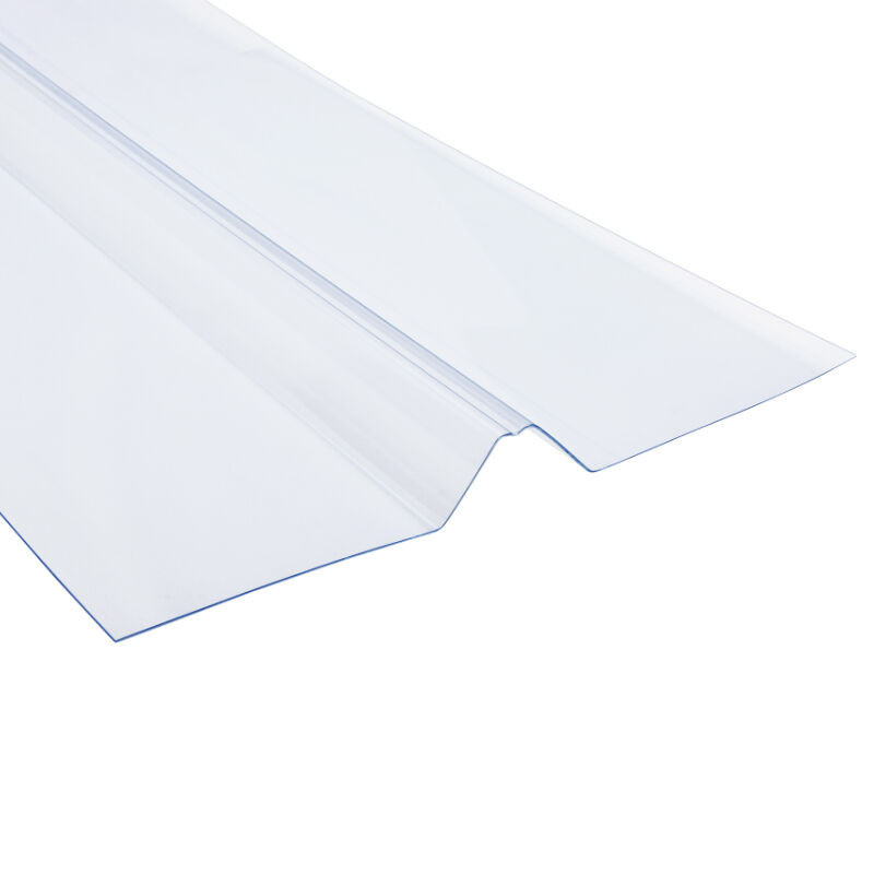 Firsthaube PVC von Friedrich von Lien AG, universal, glatte Schenkel, transparent, B/T/H: 18,0 x 18,0 x 110,0 cm - Bild 1