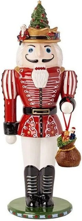 Villeroy & Boch Christmas Toys Memory Nussknacker aus Porzellan, Mehrfarbig