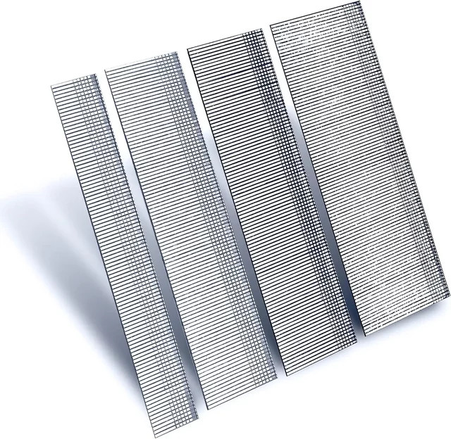 1200 Stück verzinkte Flachkopfnägel von Dinastiia aus Stahl in Silber für pneumatische Druckluftnagler - Bild 1