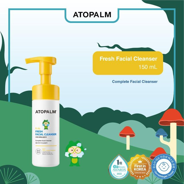 Atopalm Fresh Gesichtsreiniger Schaum, 150 ml, Empfindliche Haut, Kinder - Bild 1