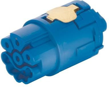 HARTING M23 Einsatz Blau aus Kunststoff mit 9 Polen - Bild 1