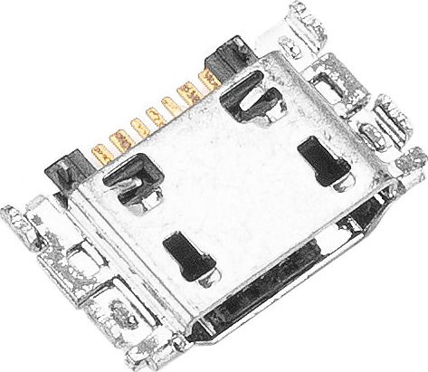 Original Samsung Galaxy J1 J100 Ladebuchse Ladeanschluss in Silber für Reparaturen - Bild 1