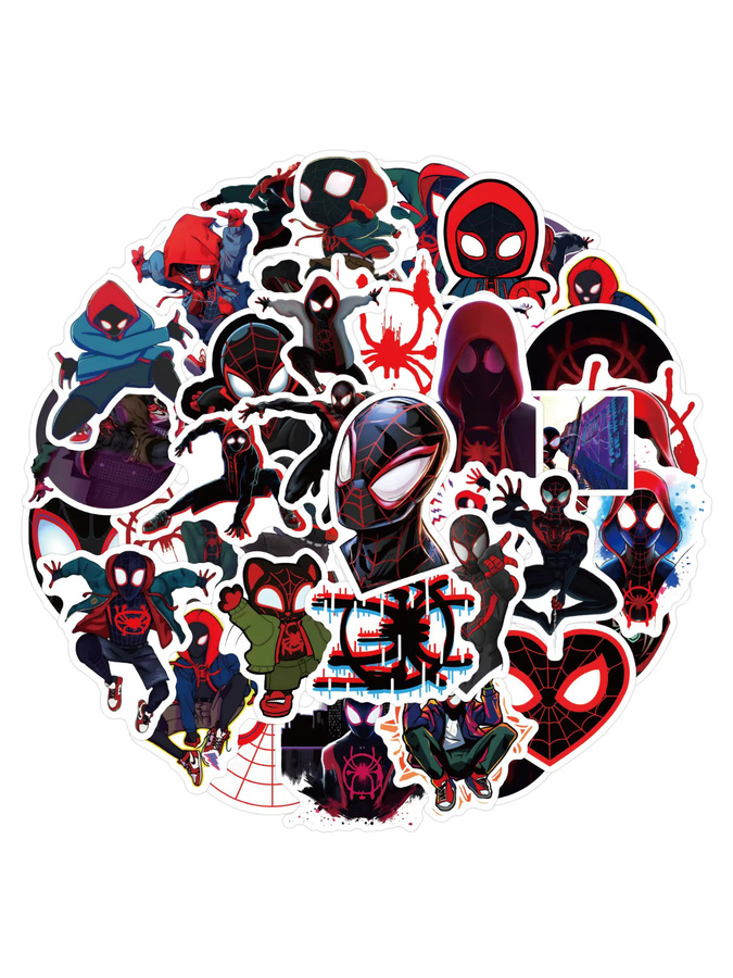 Bandai Spider-Man Wasserdichte Aufkleber für Notizbücher und Trinkbecher in Multicolour - Bild 6