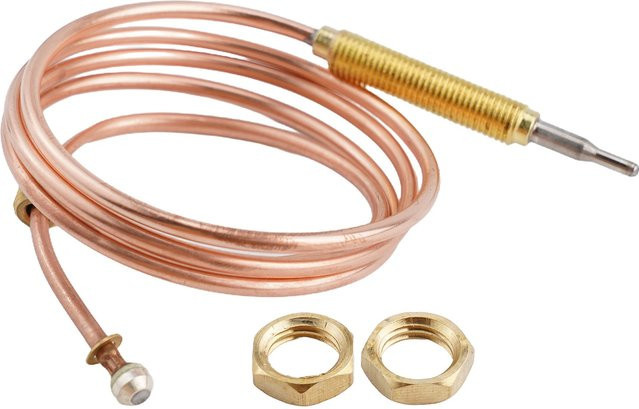 Vibratite M8 Thermoelement Sonde mit gemeinsamem Gewinde als Ersatzteil für Gasbrenner, Kamine und BBQ in den Längen 60 cm, 90 cm, 120 cm oder 150 cm - Bild 1