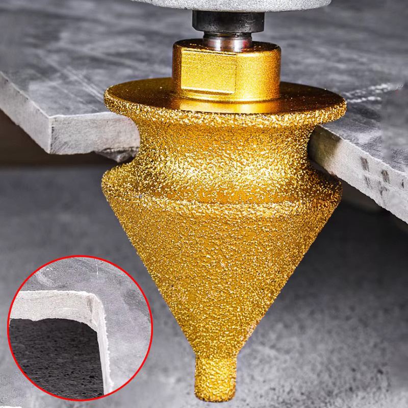 NIUXIANG 4in1 Diamant Anfasmaschine für Winkelschleifer zum Trimmen von Hartschalenkanten, Keramikfliesen und Marmor in Gold - Bild 4