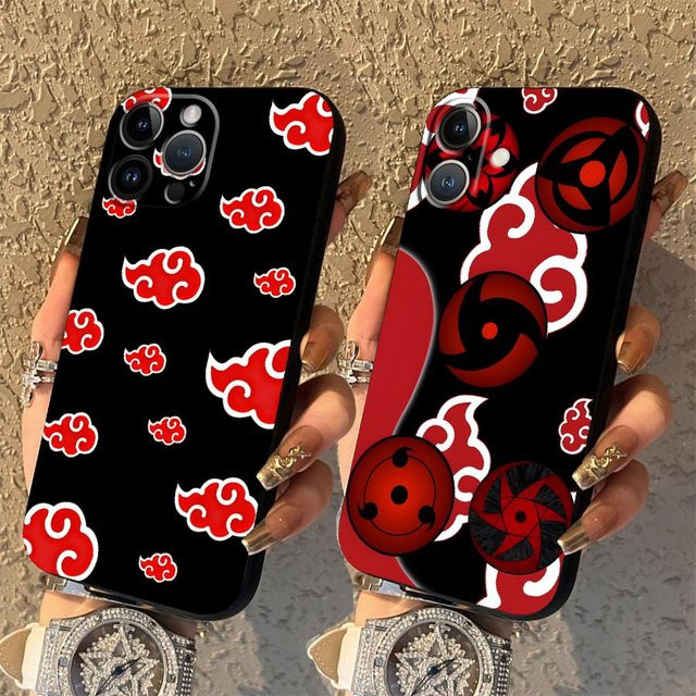 Schutzhülle für Honor 90 Lite X9a X7a X8 8X X7 X9c 70X9 mit Akatsuki Cloud Design in Schwarz - Bild 1