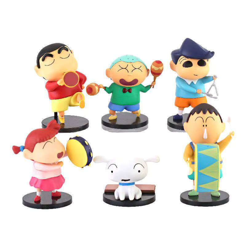 Bandai Crayon Shin-chan Happy Time Band, Mini-Figur, Einzelfigur - Bild 5