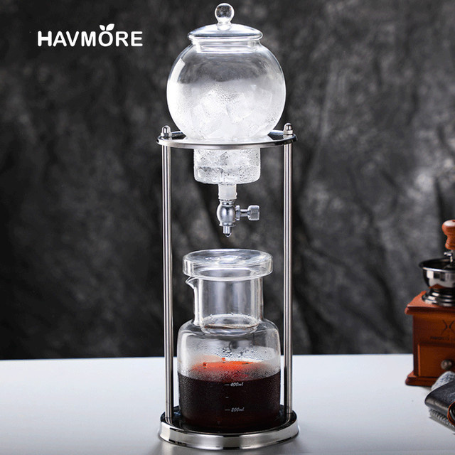 HAVMORE Cold Brew Kaffee Maker aus Glas, 600 ml, transparent - Bild 1