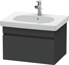 Duravit Waschtischunterschrank DuraStyle, grau matt, wandhängend, B/T/H: 60 x 39,8 x 45,3 cm - Bild 1
