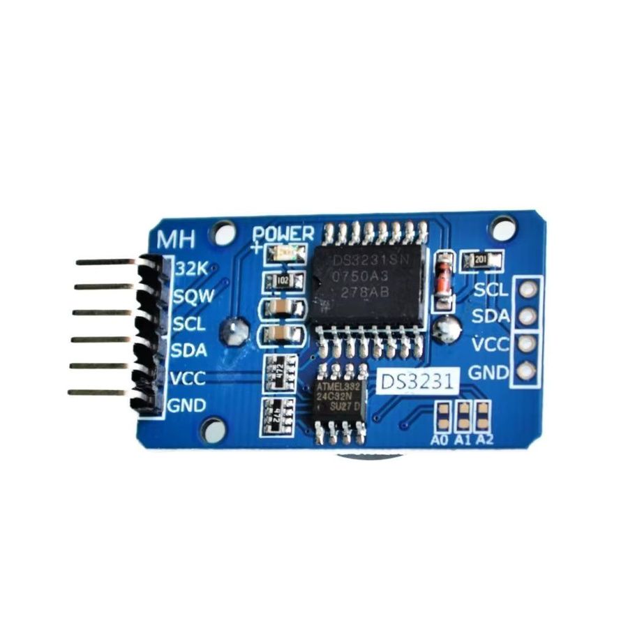 PENGHEKEJI DS3231 AT24C32 IIC Präzisions-RTC Echtzeituhr-Speichermodul für Arduino in Blau - Bild 2
