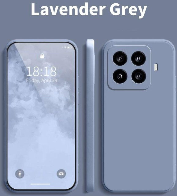 Luxus Handyhülle aus weichem Flüssigsilikon für Xiaomi 17T und Xiaomi 17T Pro in Purple - Bild 1