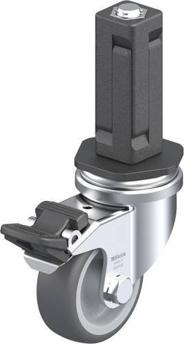 Blickle LRA-PATH 50G-FI-EV03 Lenkrolle mit Feststeller, grau, Rad-Durchmesser: 50 mm, Tragfähigkeit: 75 kg - Bild 1