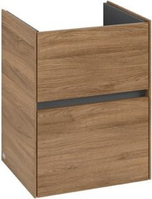 V&B Waschtischunterschrank Collaro in Kansas Oak mit mittiger Waschtischöffnung, B/T/H: 120 x 61 x 40,4 cm - Bild 1