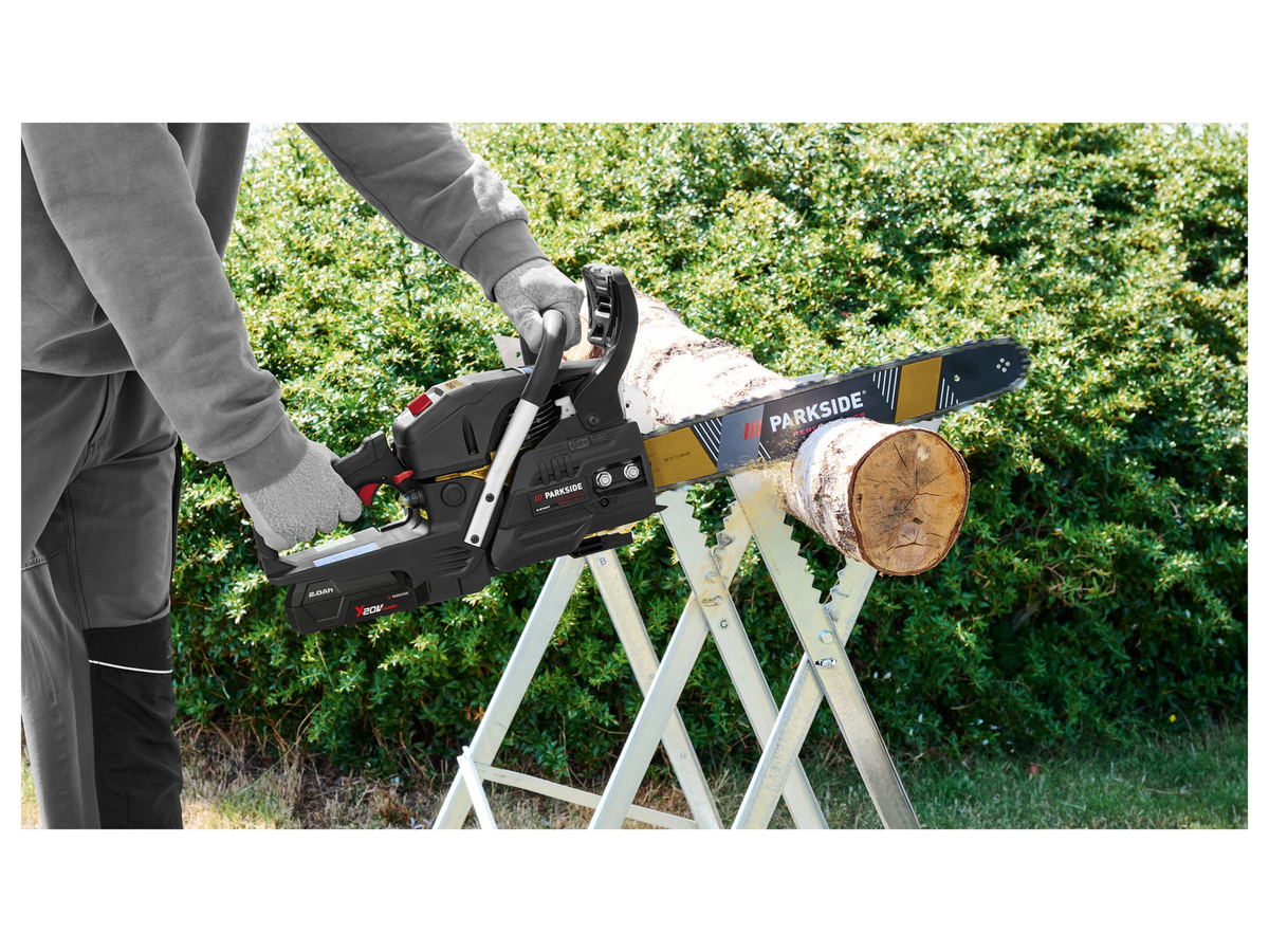 PARKSIDE PERFORMANCE Benzin-Kettensäge PPBKS-L 56 A1 mit Elektrostart - Bild 2
