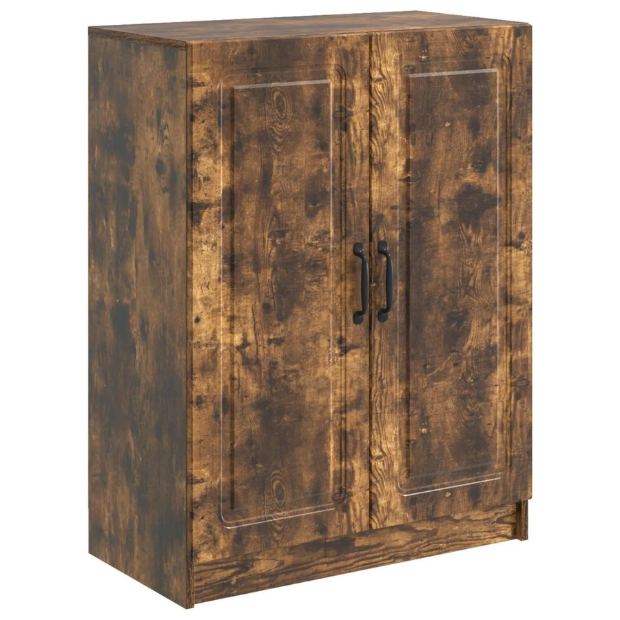 vidaXL Sideboard in Geräuchert Eiche, Rustikaler Holzwerkstoff, Braun, B/T/H: 66 x 34,5 x 87 cm - Bild 2
