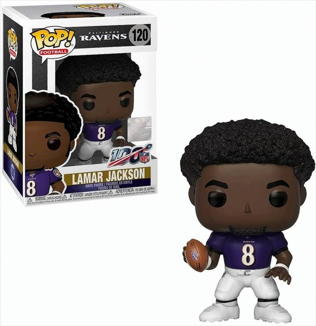 Funko NFL Pop Lamar Jackson Baltimore Ravens Vinyl - Bild 1