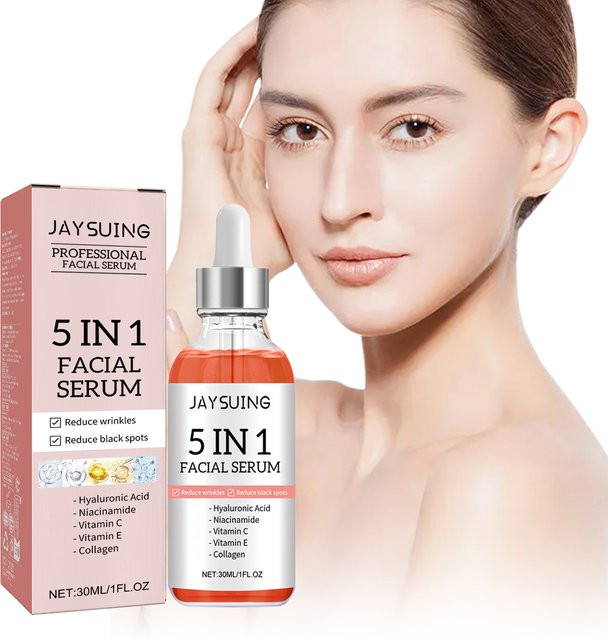 Jaysuing Gesichtsserum mit Hyaluronsäure und Vitamin C, 30 ml, Unisex - Bild 1