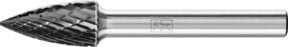 PFERD Hartmetall Hochleistungsfrässtift Spitzbogen SPG HICOAT universal, Farbe: silber, Durchmesser: 10 mm, Länge: 20 mm, Schaft-Durchmesser: 6 mm - Bild 1