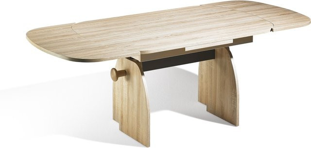 Couchtisch HASSE in Eiche Sonoma Nachbildung, braun, höhenverstellbar und ausziehbar, B/T/H: 110 x 68 x 56 bis 68 cm - Bild 1