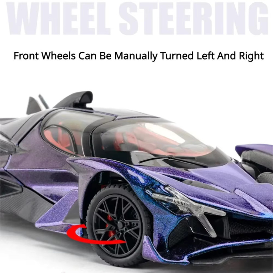 YBC YIBAICHENG Apollo EVO Legierung Sportwagen, Modell, Maßstab 1:24, mit Licht und Sound - Bild 1