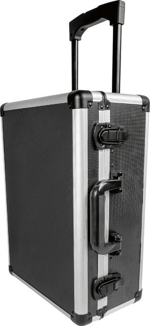 Ellix Werkzeug-Trolley aus Aluminium in Schwarz und Silber, 299-teilig - Bild 1