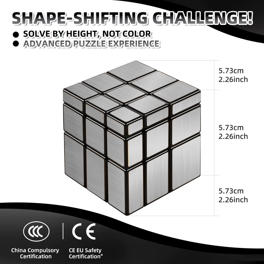 SENGSO Mirror Cube 2x2 3x3 4x4 Magic Tower, Puzzlespielzeug - Bild 3