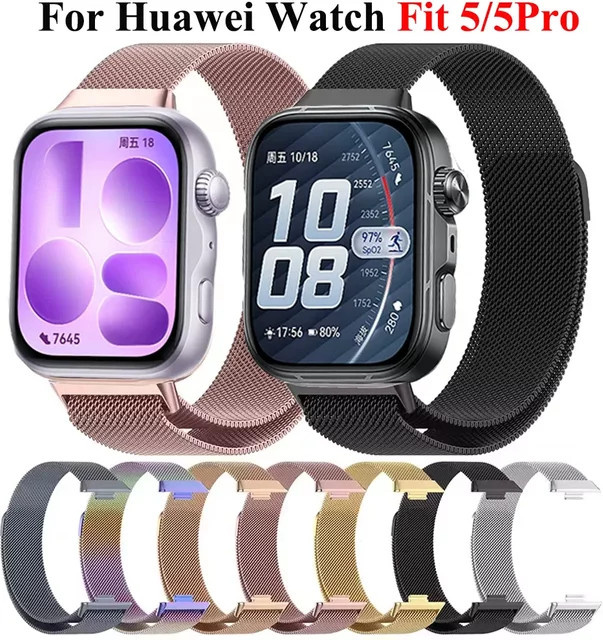 CAOWTAN Uhrenarmband Milanese Loop, Edelstahl, Silber, Unisex - Bild 1